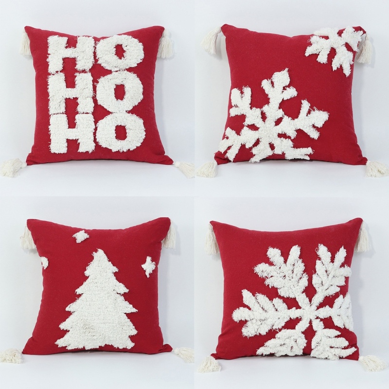 Vỏ Gối Giáng Sinh Có Khóa Kéo Có Thể Tái Sử Dụng Nhiều Lần Cho Ghế Ngồi Xe Hơi