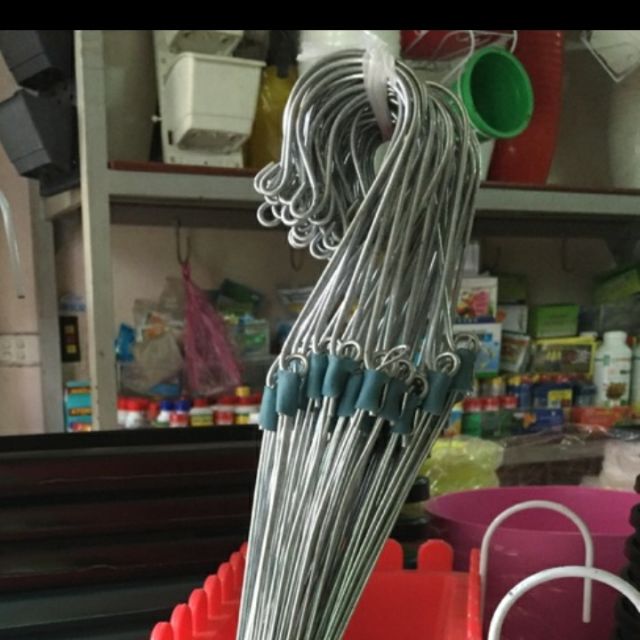 1 chiếc móc 80cm kẽm treo lan tot
