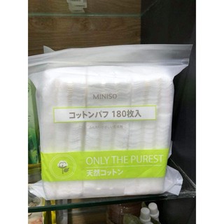 bông tẩy trang MINISO 180  miếng