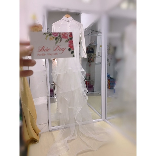 Đuôi váy cưới- đuôi gắn áo dài