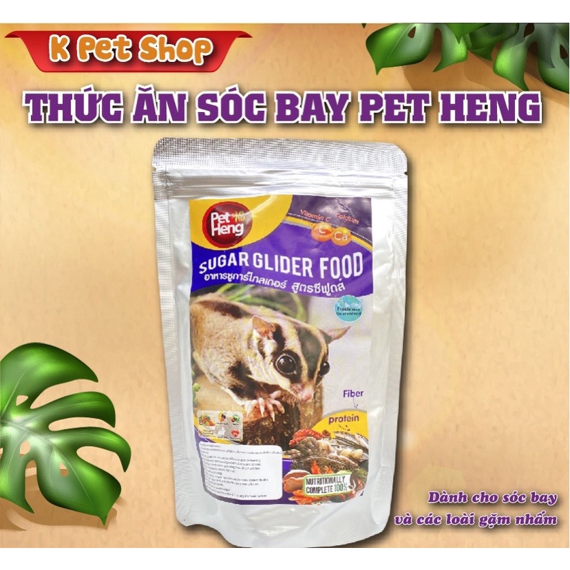 Thức Ăn Sóc Bay Úc Vị Hải Sản  FREE SHIP  Pet Heng Thái Lan Sugar Glider Food Thỏ,Bọ,Sóc,Chinchilla