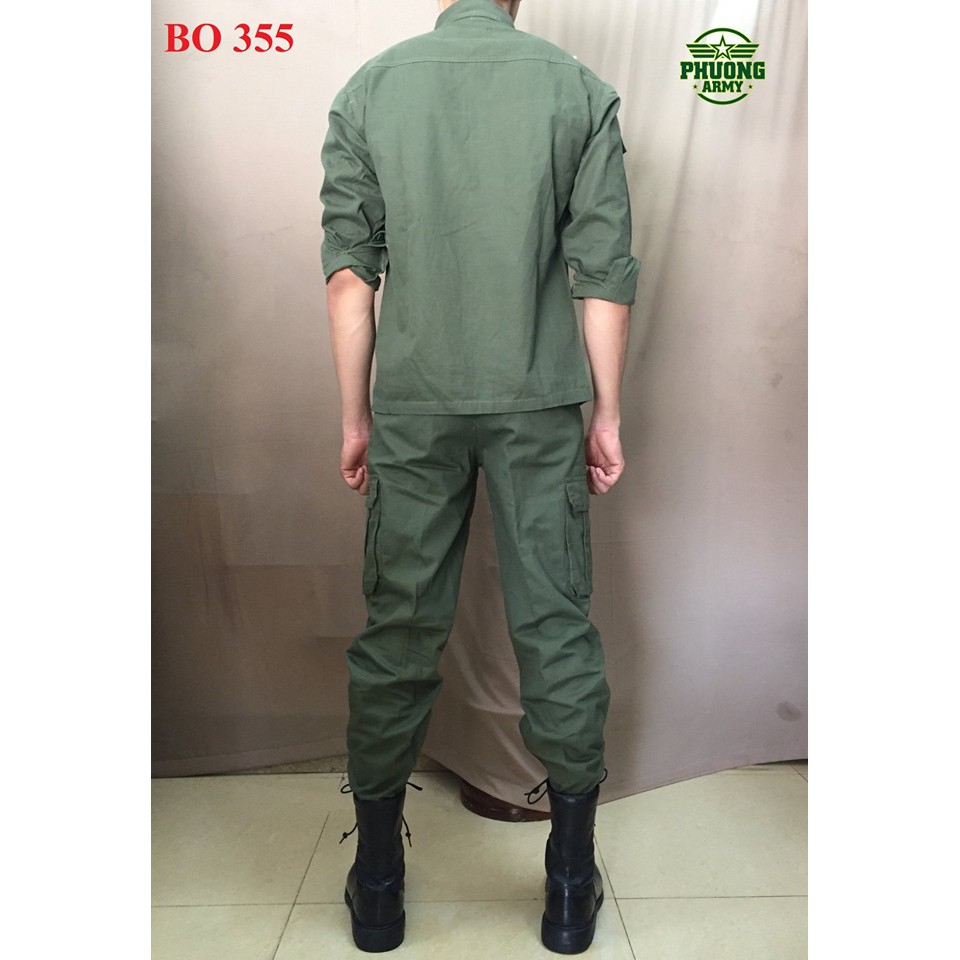 QUẦN ÁO LÍNH MÀU XANH MÃ 355 | BigBuy360 - bigbuy360.vn