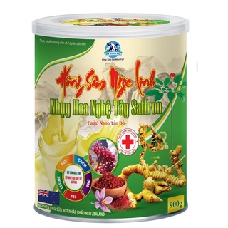 Sữa bột Hồng sâm Ngọc linh Nhuỵ hoa nghệ tây Saffron - Canxi Nano Tảo đỏ (900g)
