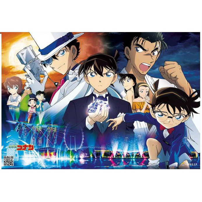 [Giấy Xịn] Set 8 tấm tranh poster A3 CONAN anime siêu chất