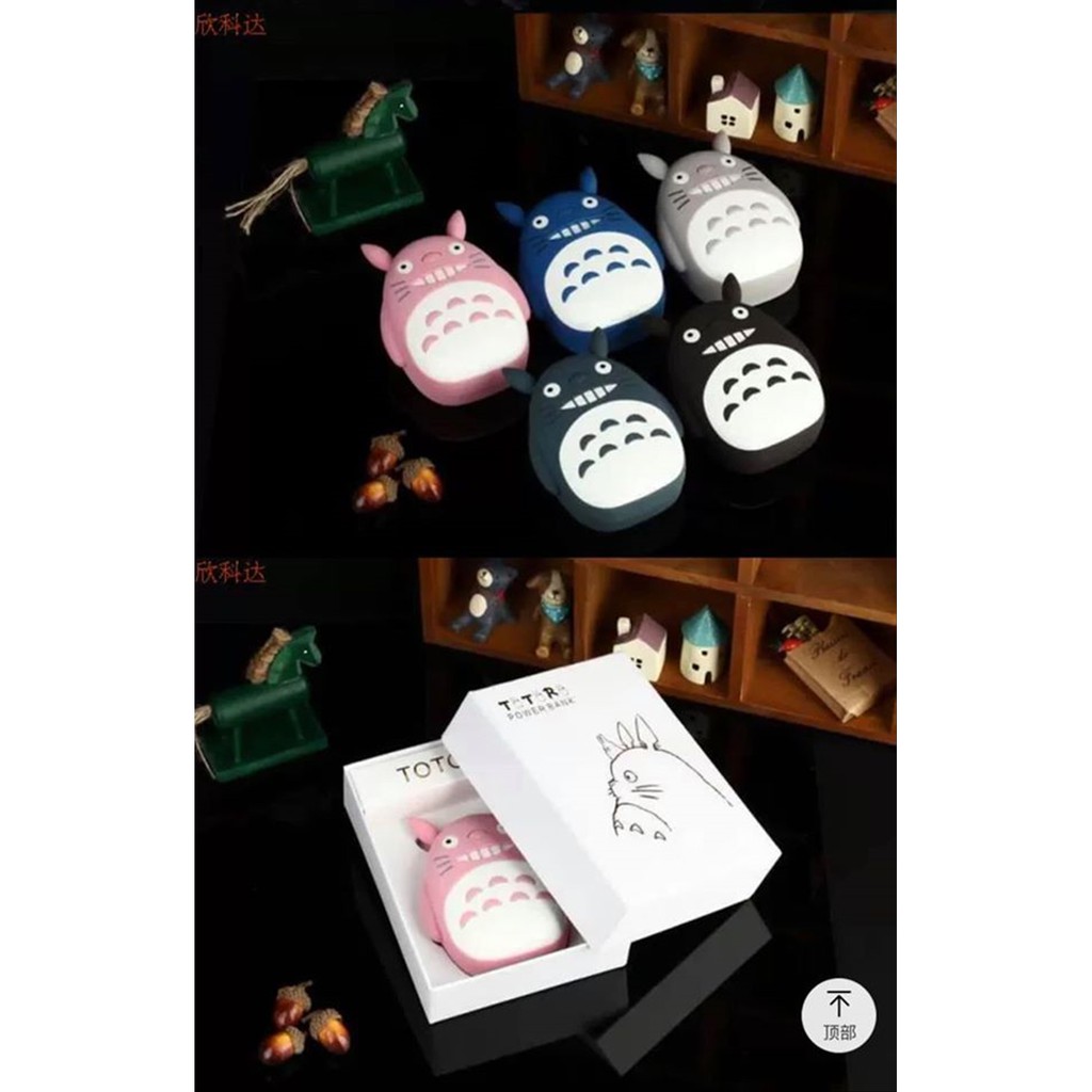 SẠC DỰ PHÒNG TOTORO MẶT MÈO NGỘ NGHĨN