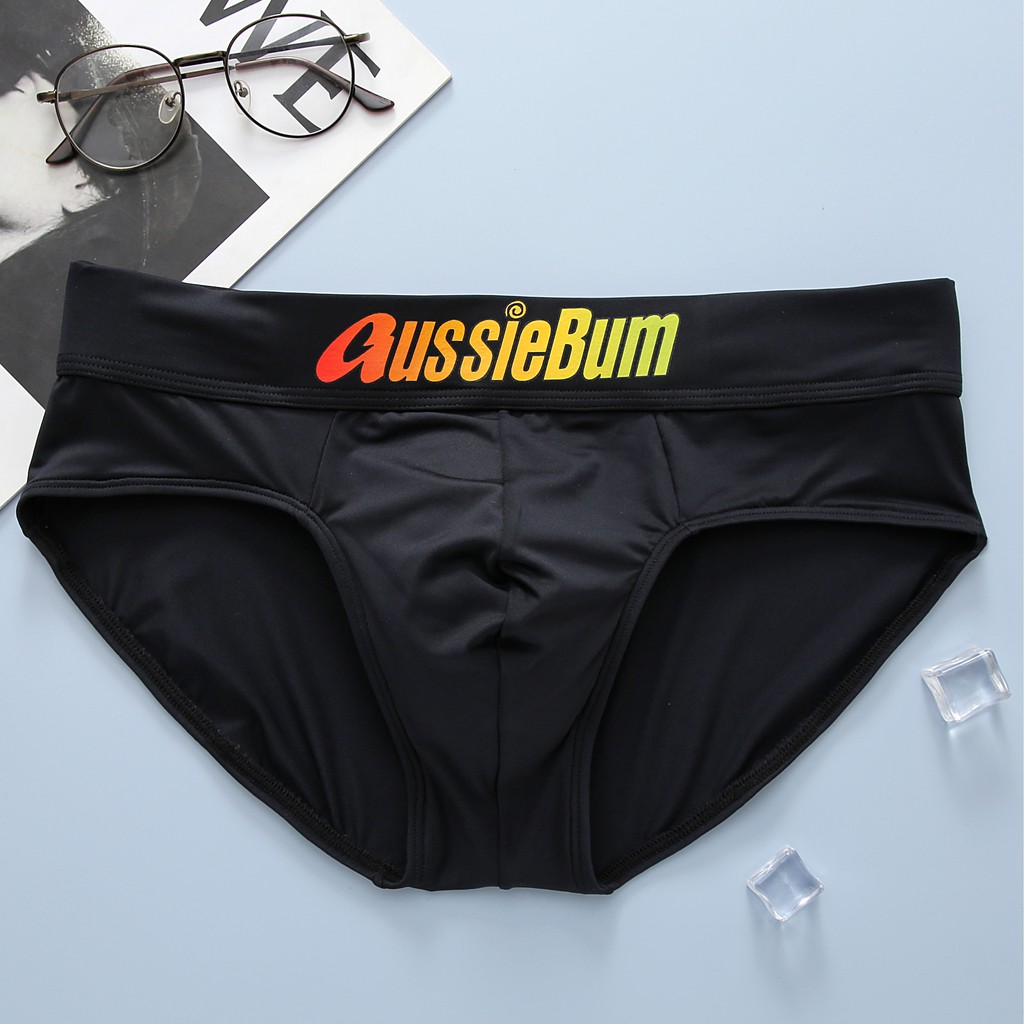 Quần sịp nam milk silk stretch pouch close-fitting comfort aussiebum, u lồi pouch underwear