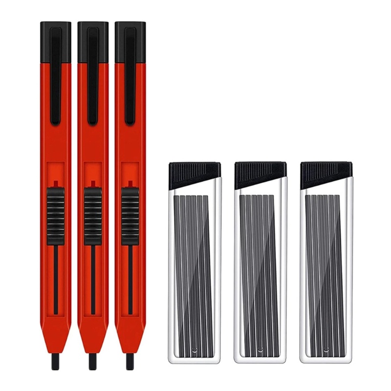 Bộ Bút Chì Bấm 4.0mm Có Thể Tái Sử Dụng Cho Thợ Mộc