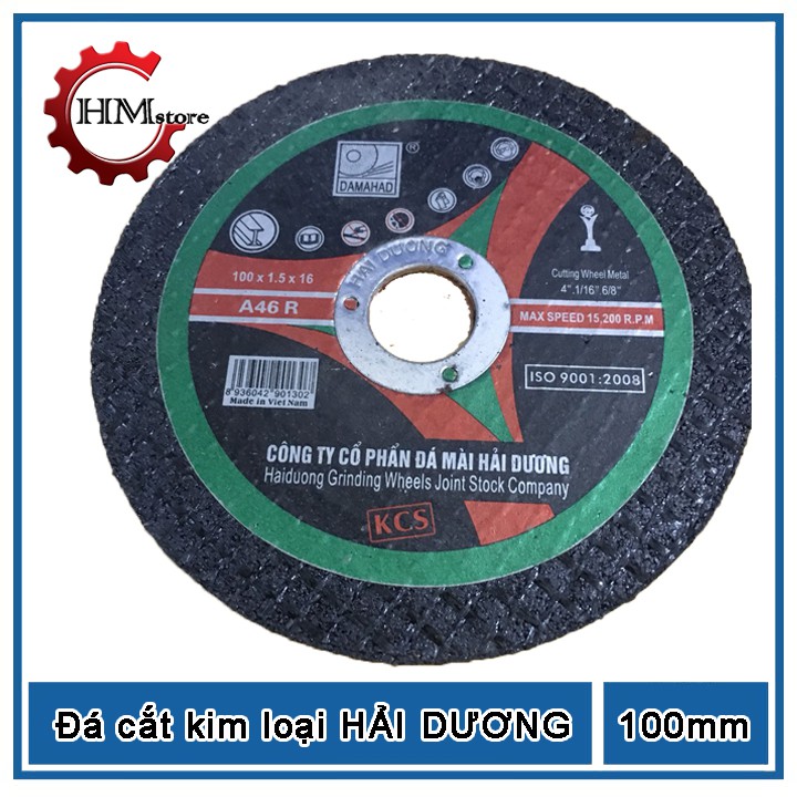 Đá Cắt Sắt Hải Dương 100mm - hàng xịn đá đen