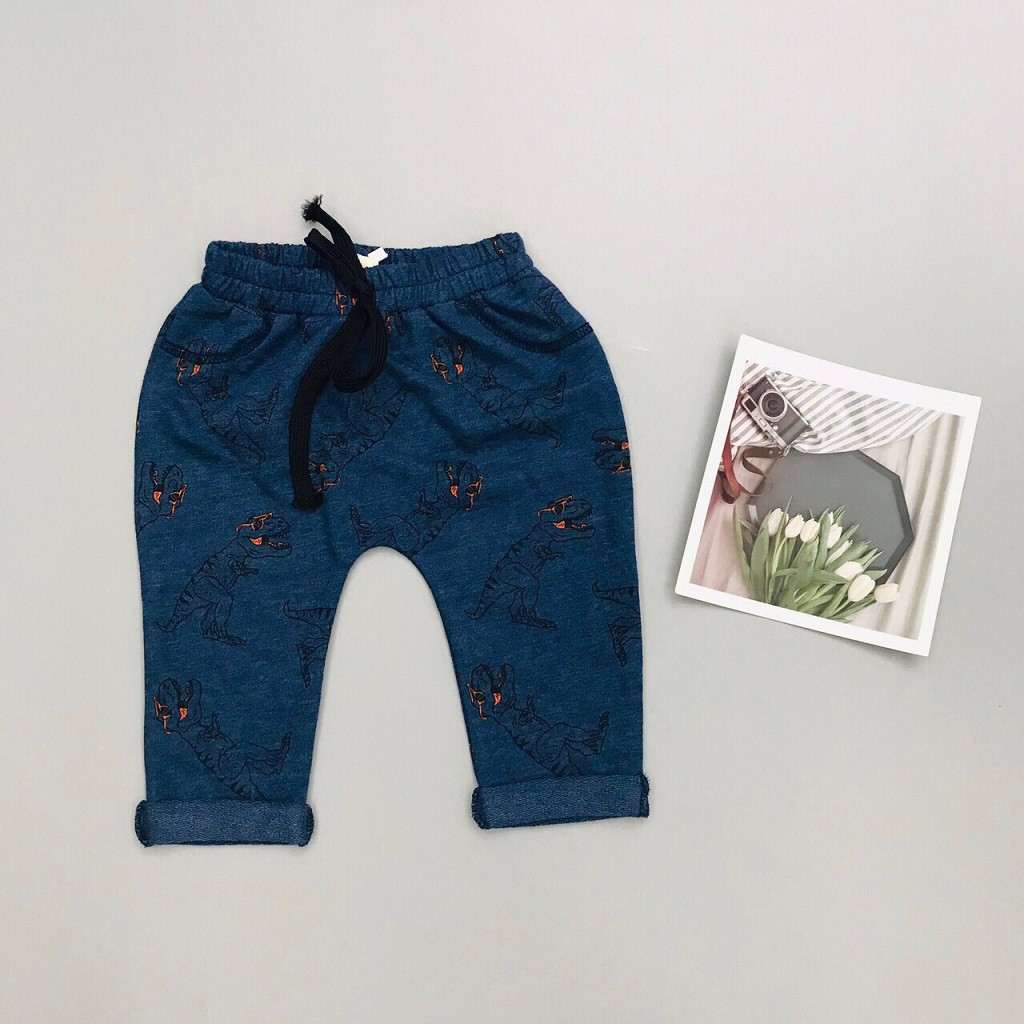 Quần dài bé trai, quần nỉ bé trai, chất da cá có nhiều màu, size 1-5T- SUNKIDS