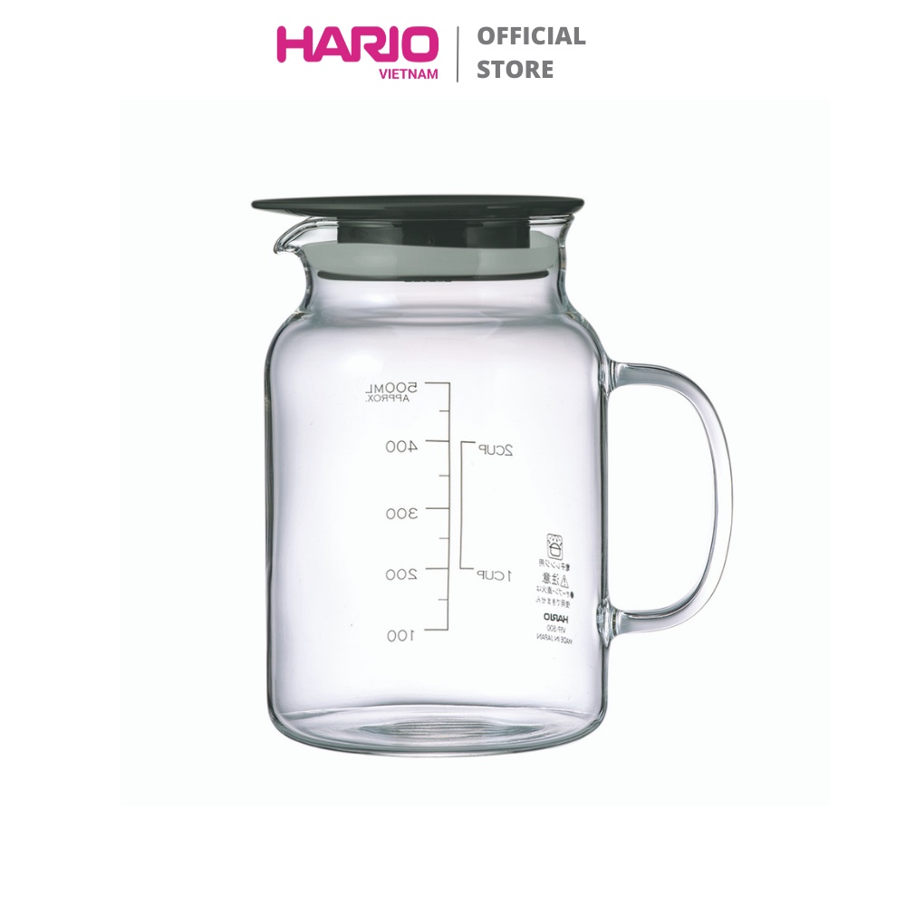 Bình Thủy Tinh Hario 500ml VFP-500-B