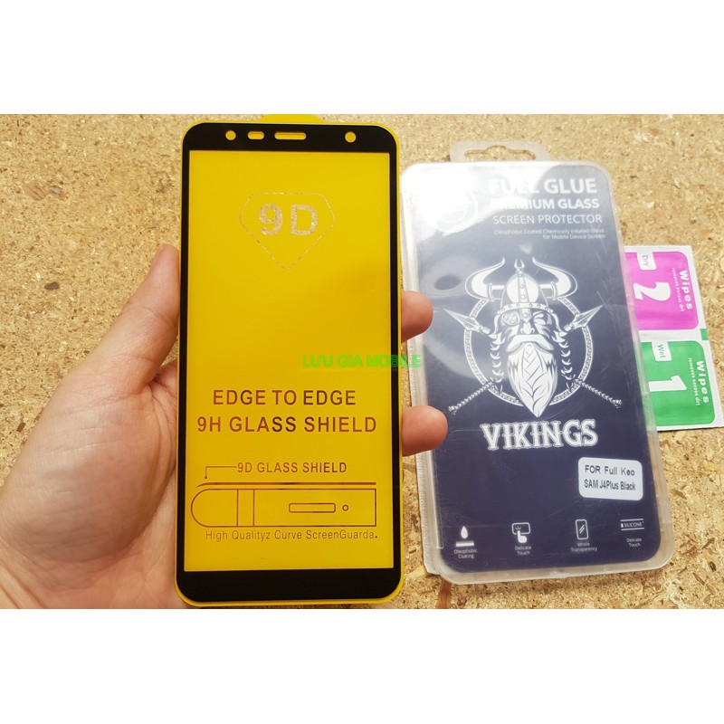 Kính cường lực Samsung J4 J4+ J6 J6+ J7 Prime J7 Pro J8 J8+ full màn hình