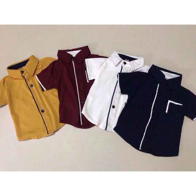 Áo sơ mi Tôm Tôm cho bé trai