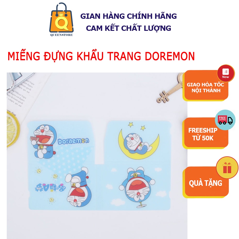 Mới Đẹp Túi Bao Đựng Kẹp Giữ Khẩu Trang Nhiều Hình Xinh Xắn Gọn Gàng Tiện Dụng Vệ Sinh Tái Sử Dụng Nhiều Lần-QueenStore