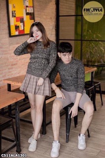 Combo áo len đơn và mũ len