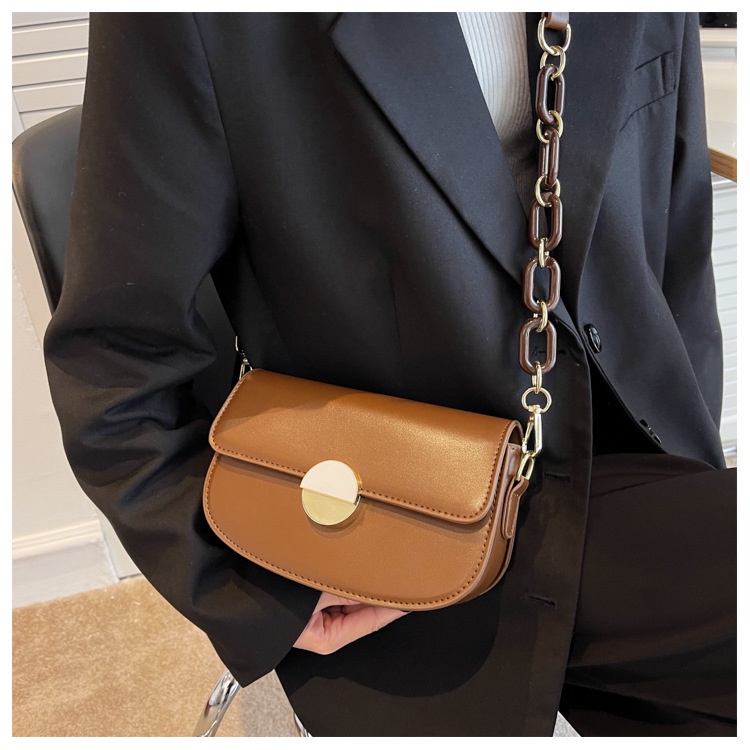 IELGY Túi Đeo Vai Có Dây Đeo Sợi Xích Phong Cách Phương Tây Thời Trang Cho Nữ