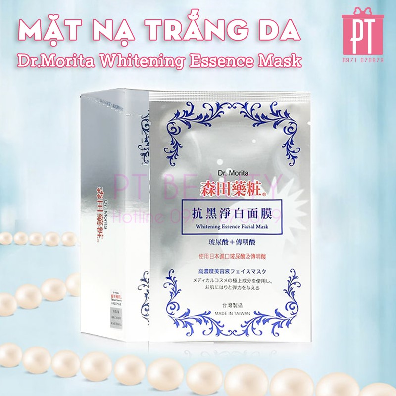 [Date T8/2022] Lẻ 1 miếng DM36 ☆ Mặt nạ Dr.Morita dưỡng trắng da Whitening Essence Đài Loan