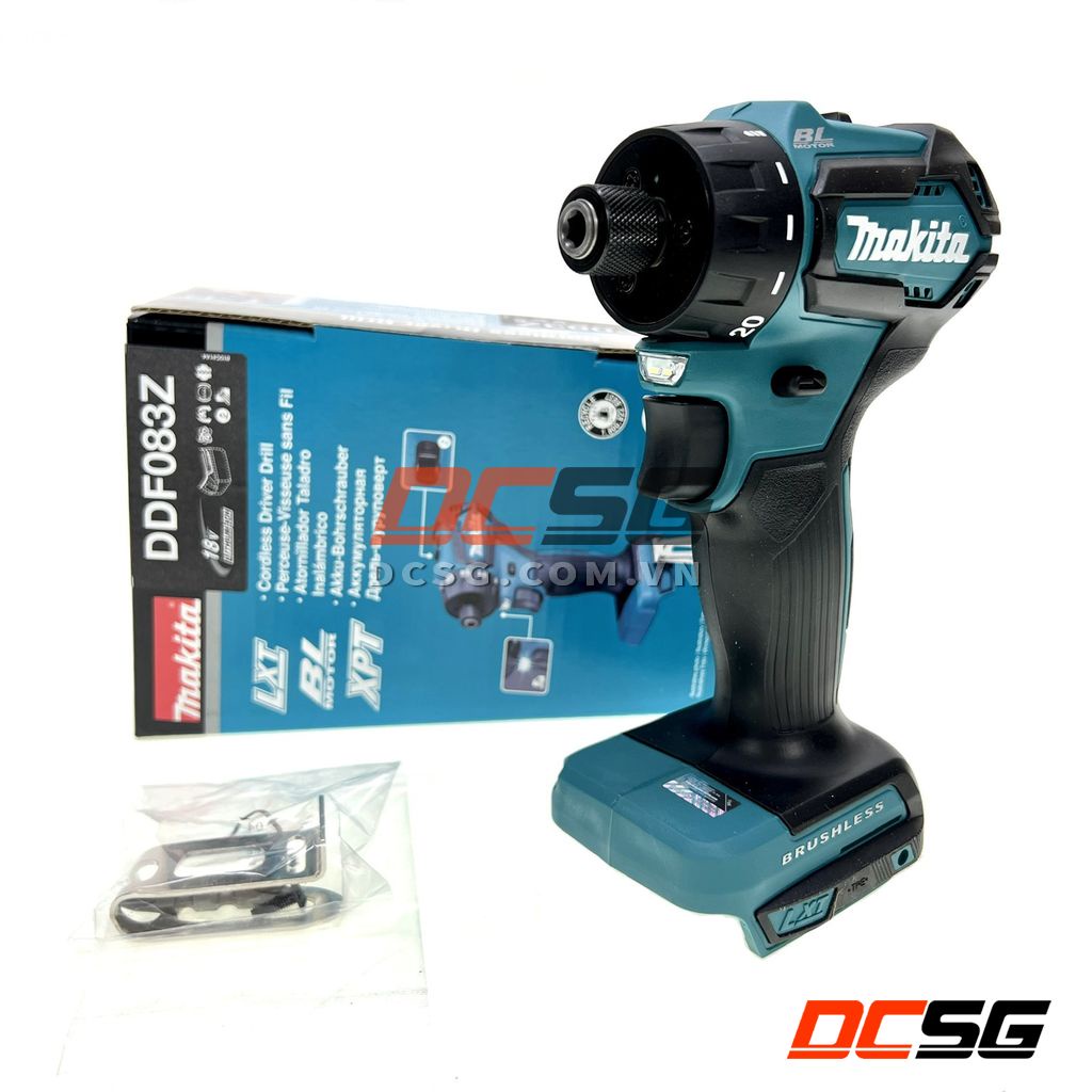 Máy khoan và vặn vít dùng pin 18V Makita DDF083Z  | DCSG