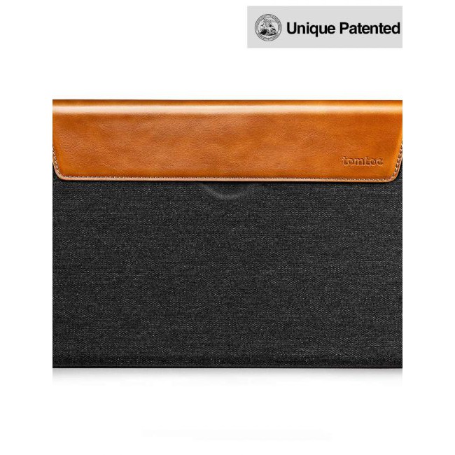 TÚI CHỐNG SỐC TOMTOC PREMIUM LEATHER FOR MACBOOK PRO 13″ - 15''