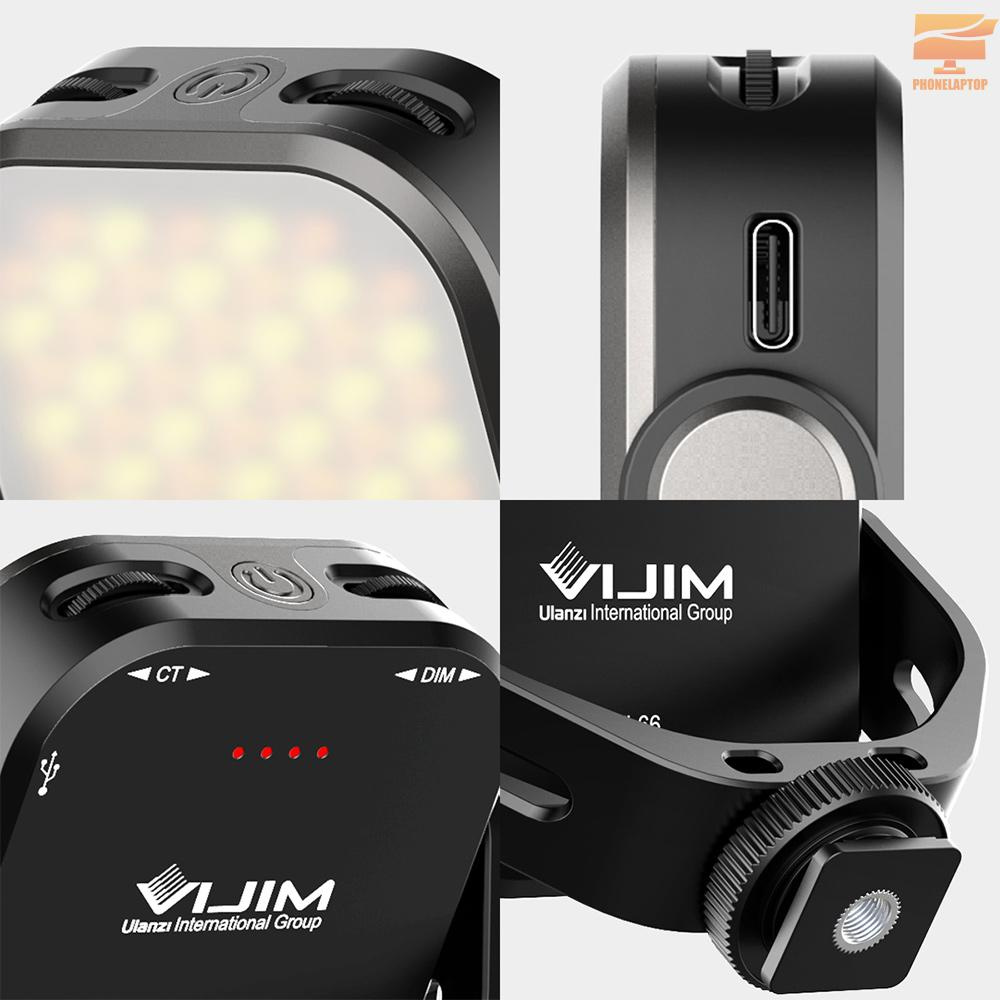 Đèn Led Quay Phim Vijim Vl66 6w Cri95 2500k-6500k 2000mah Có Thể Sạc Lại Kèm Giá Đỡ Ba Chân Tiện Dụng | BigBuy360 - bigbuy360.vn
