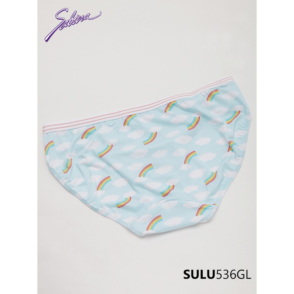 Combo Áo Lót Mút Mỏng Không Gọng Và Quần Đồng Bộ Phối Hoa Tiết Cầu Vồng Pretty Collection By Sabina SBLU536GL+SULU536 | BigBuy360 - bigbuy360.vn