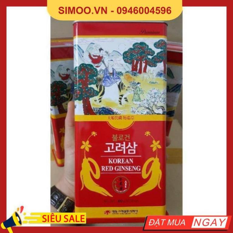 💥 ⚡ SẢN PHẨM CHÍNH HÃNG 💥 ⚡ Hồng Sâm Củ Khô 6 Năm Tuổi Daedong Korea 300g Hộp 10 Củ 💥 ⚡