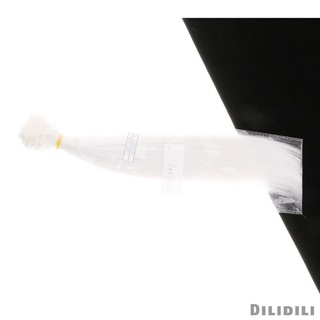 (12) Set 2 Tóc Giả Búp Bê Màu Trắng