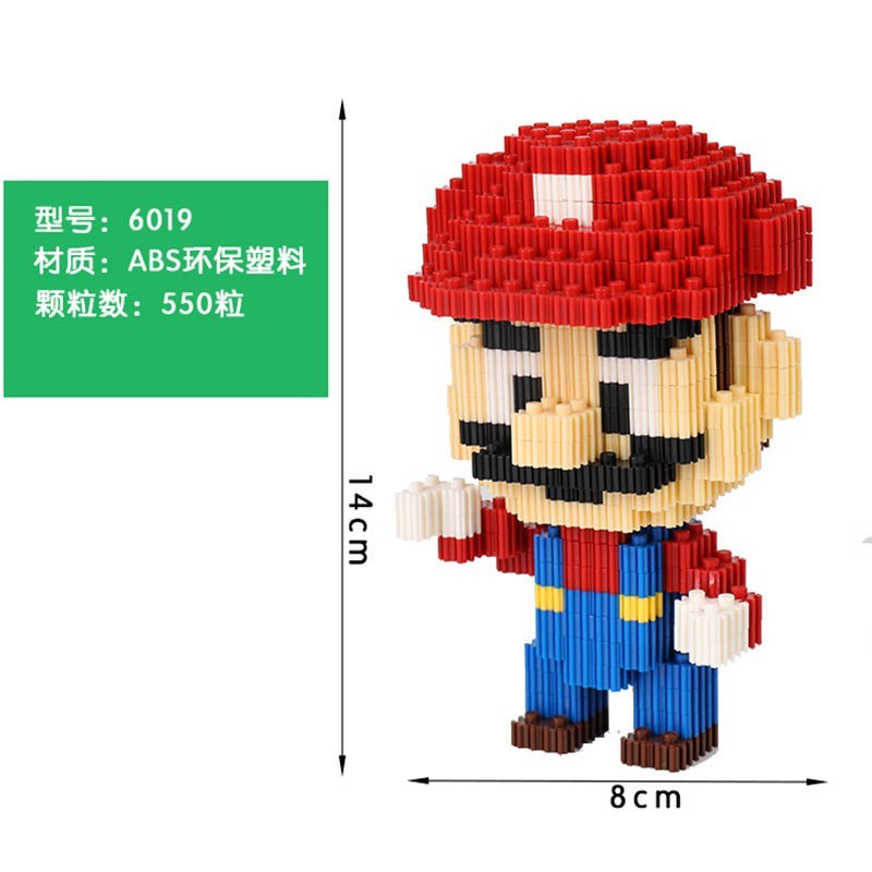 Lego Super Mario Lắp Ráp Mô Hình 3D Lego Hoạt Hình