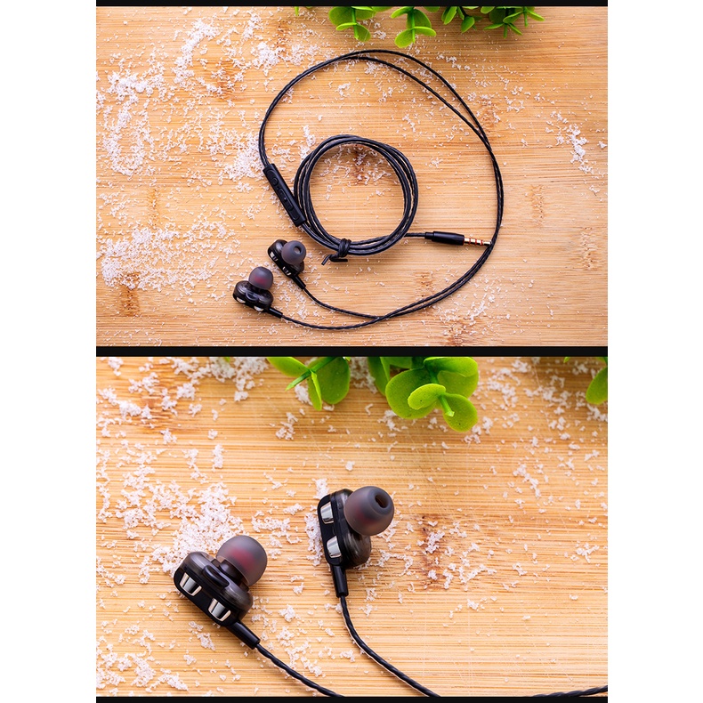 Tai Nghe Nhét Tai Jack 3.5mm Âm Thanh Hifi Sống Động