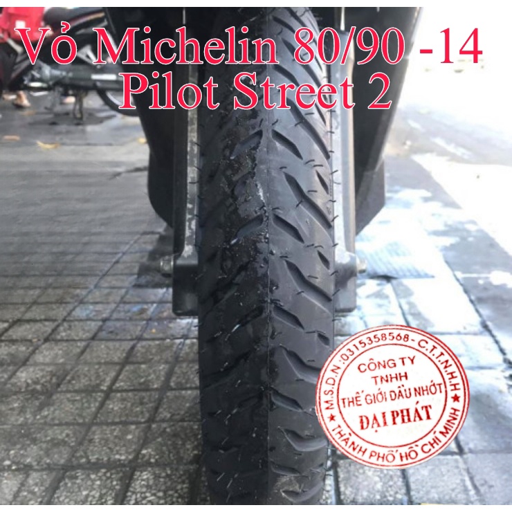 Vỏ Michelin PILOT STREET 2 Vành 14 đầy đủ size 70/90-14 80/90-14 90/90-14 100/90-14