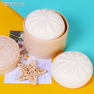 Đồ chơi ấn bóp hình bánh bao chất liệu TPR giúp giảm căng thẳng độc đáo