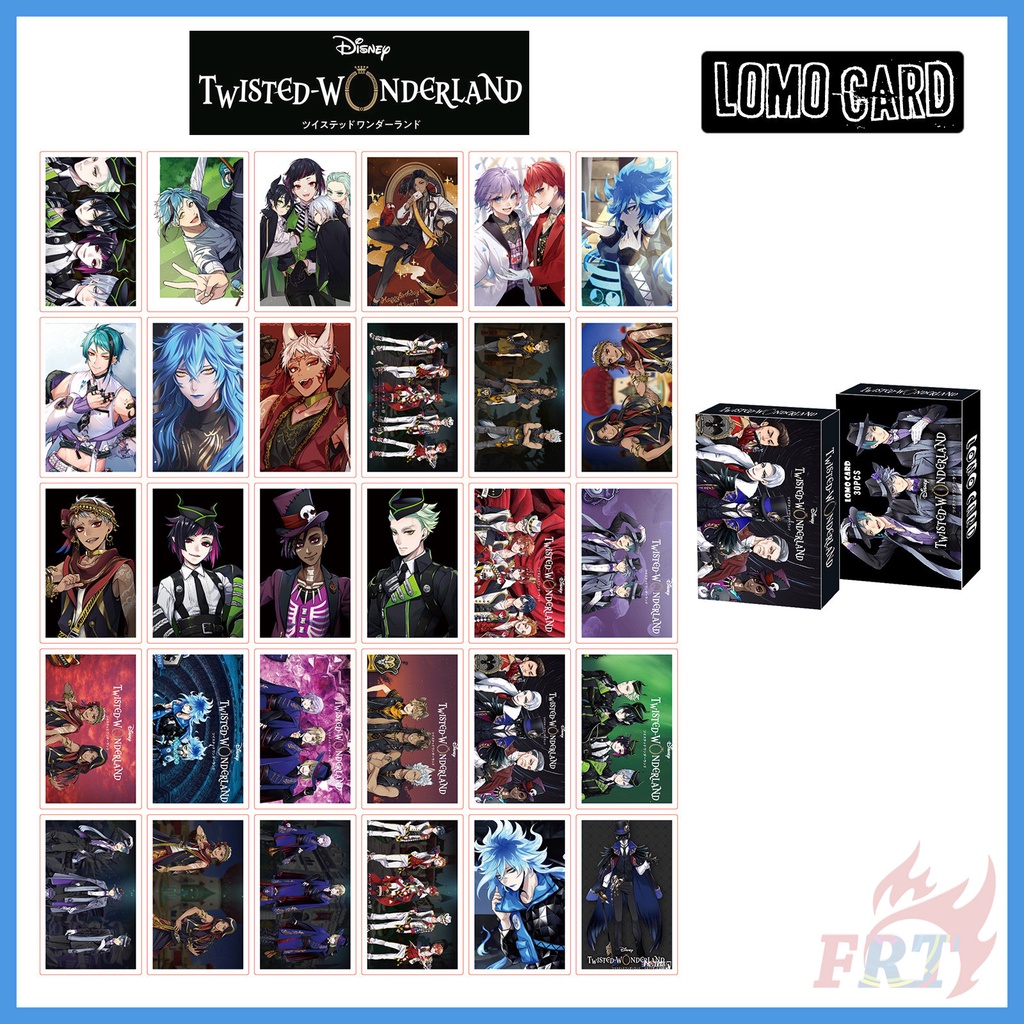 ❤ Thẻ Hình Lomo Game:Disney Twisted-Wonderland ❤ Set 30 Tấm Thẻ Ảnh HD Sưu Tầm Độc Đáo Xinh Xắn