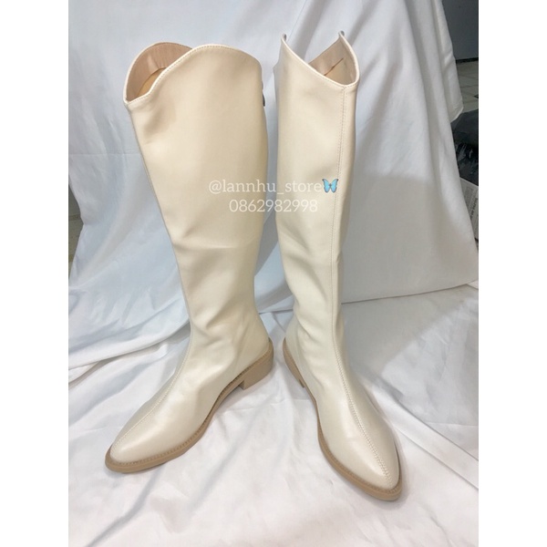 MÃ B062 Boot cao bồi 45cm-đế 4,5cm  - đi không đau chân- mẫu mới 2021