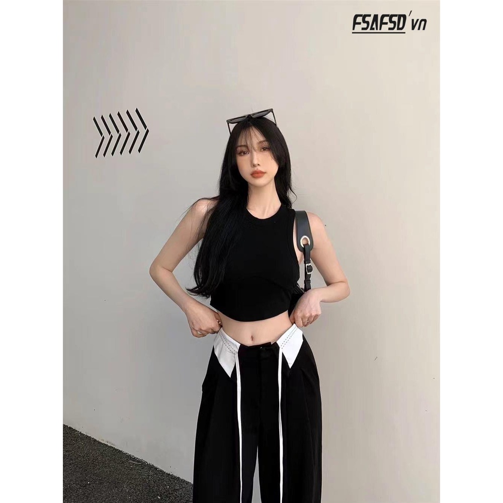 Quần Dài Ống Rộng Thời Trang Xuân Thu Cho Nữ