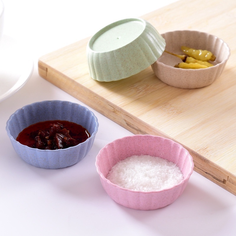 Chén Đựng Nước Chấm Hình Tròn Màu Sắc Ngẫu Nhiên