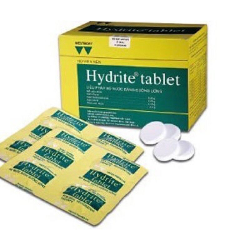 Viên bù nước và chất điện giải Hydrite  ⚡ DEAL SỐC  ⚡ Sử dụng cho cả người lớn và trẻ em 1 vỈ 4 viên