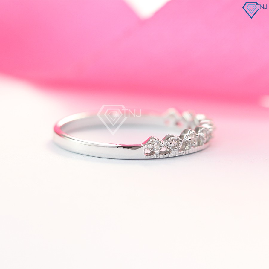 Nhẫn bạc nữ đính đá đẹp giá rẻ hình vương miện NN0197 - Trang Sức TNJ