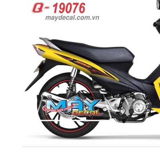 Tem Rời Suzuki Axelo 125 Vàng Đen - Ms Q-19076