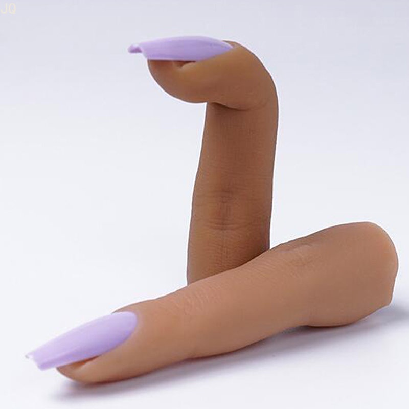 Mô Hình Ngón Tay Giả Bằng Silicone Linh Hoạt Luyện Tập Làm Móng Nghệ Thuật