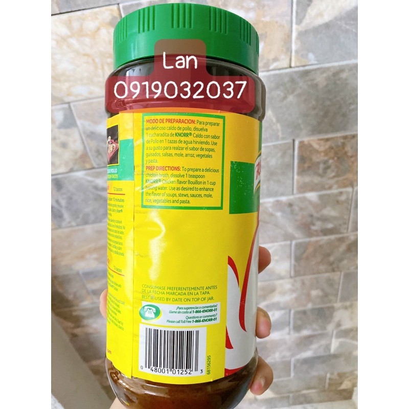 Hạt nêm Knorr Mỹ 1.14kg