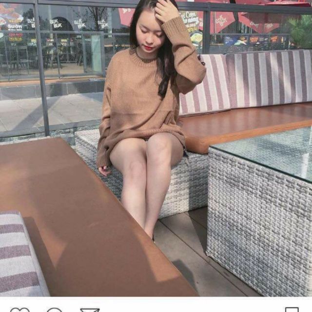 Áo len dáng rộng misssumey