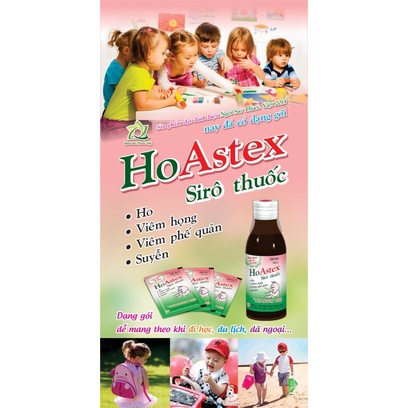 siro hoastesx cho trẻ sơ sinh và trẻ nhỏ (ho astex )