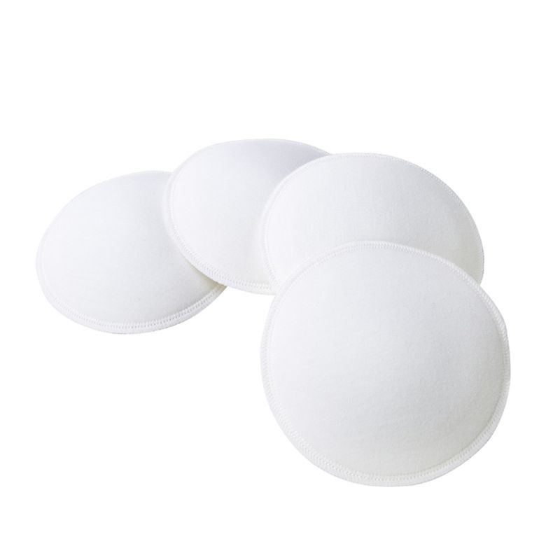 Set 4 Miếng Lót Ngực Thoáng Khí Thấm Hút Tốt Có Thể Tái Sử Dụng Cho Mẹ Chăm S