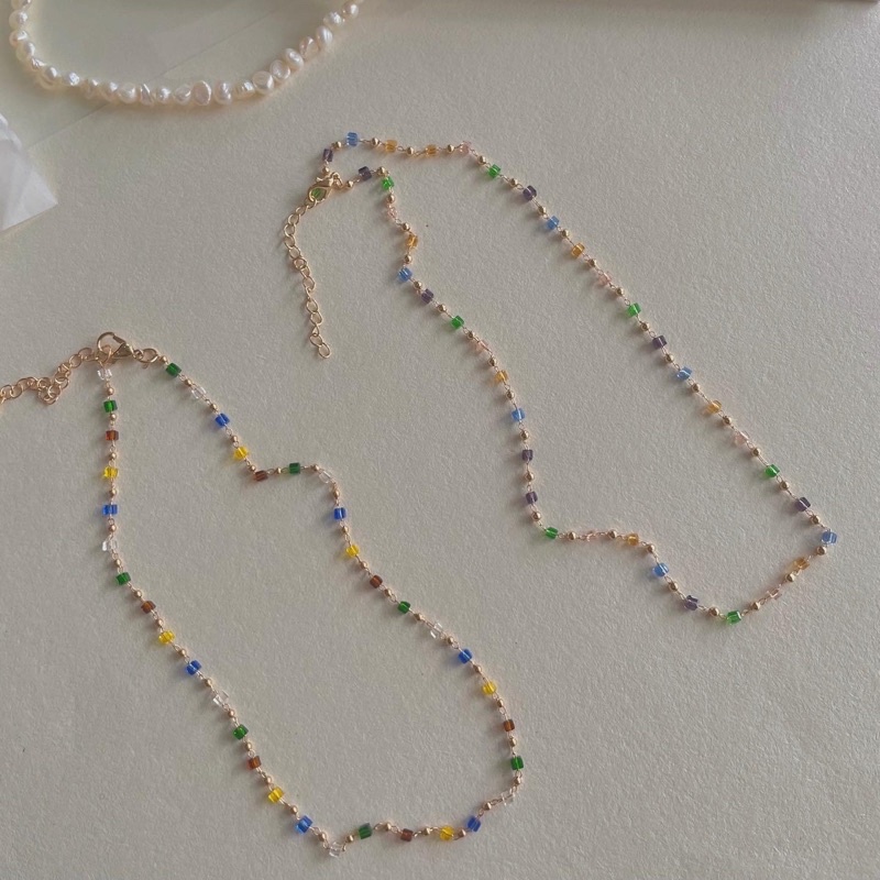 Nhiều mẫu- Dây chuyền hạt cườm charm kute