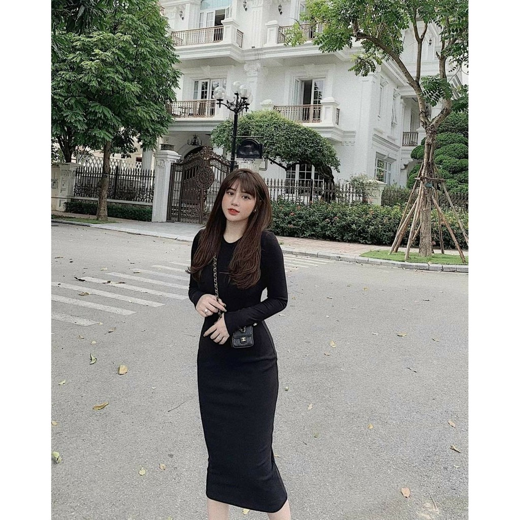 đầm body tay dài hàng vnxk bao đẹp | BigBuy360 - bigbuy360.vn
