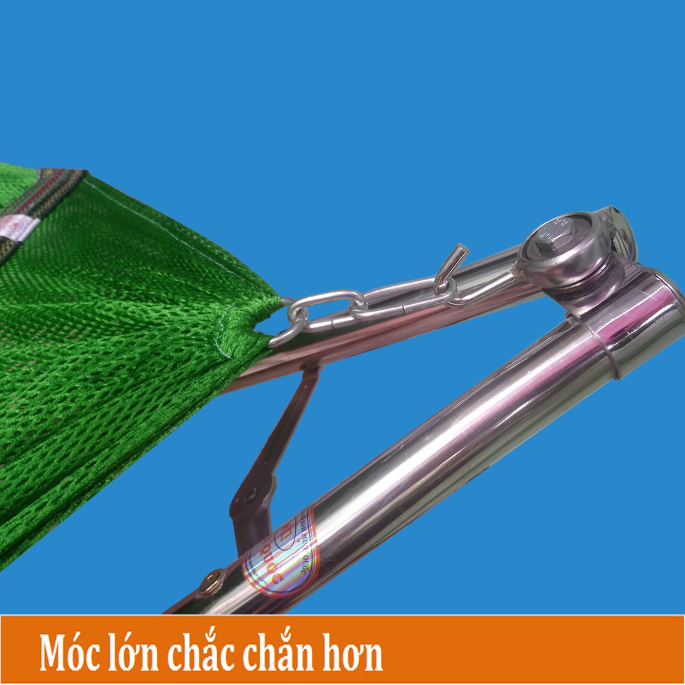 Bộ Võng Xếp Thế Hệ Mới 2 Minh Quốc | INOX Phi 32 - CHỊU LỰC 300KG | BigBuy360 - bigbuy360.vn