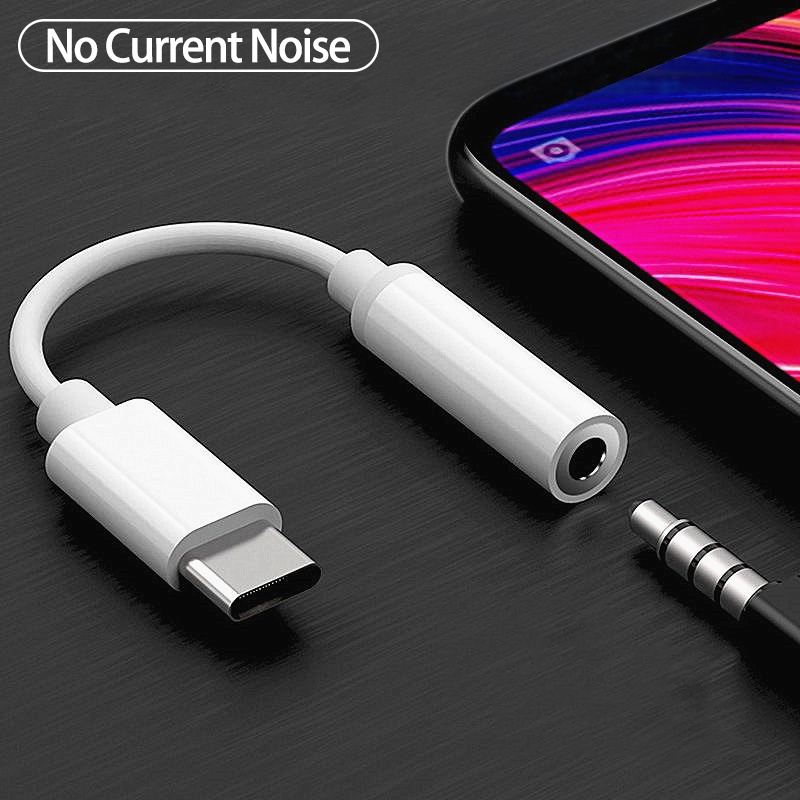 Cáp Chuyển Đổi Âm Thanh Đầu Cắm 3.5mm Cho Xiaomi Samsung Huawei P20 P30 Xiaomi