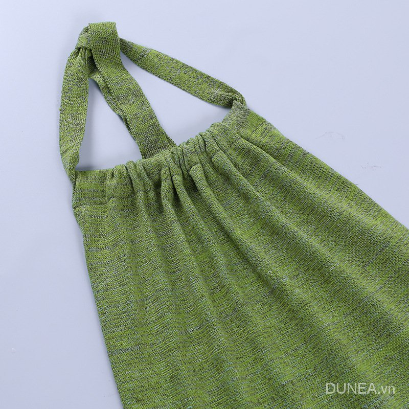 DUNEA Đầm Mini Cổ Yếm Không Tay Hở Lưng Gợi Cảm Thời Trang Mùa Hè 2021 Thích Hợp Để Mặc Đi Hộp Đêm