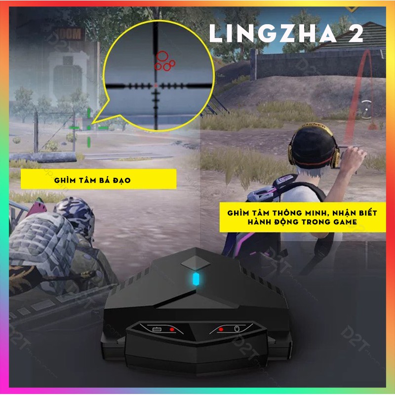 REZAR P30 PHIÊN BẢN NÂNG CẤP 2 | LINGZHA 2| Kết nối: có dây/bluetooth chơi PUBG,Call of Duty,cho cả Androi và iOS