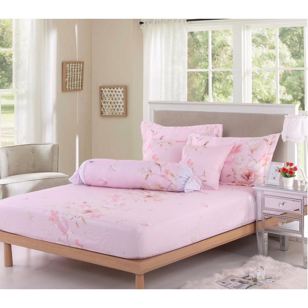 Kyoryo_Vỏ gối ôm Tencel Pink Romantic