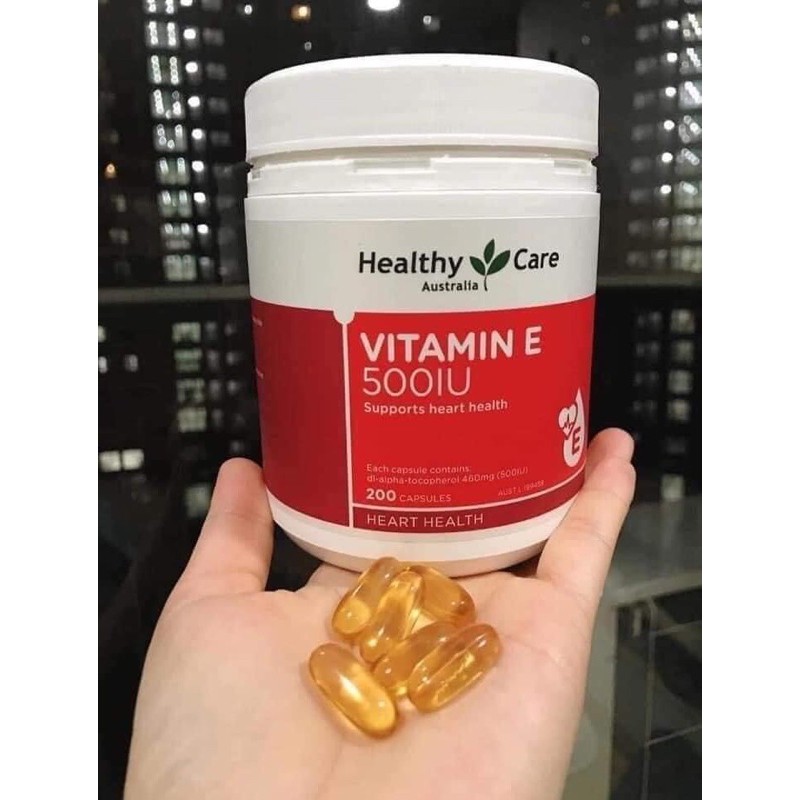 VITAMIN E HEALTHY CARE 500IU 200v của ÚC